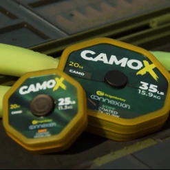 Ridge Monkey Connexion CamoX Stiff Coated Hooklink - Braided hooklengths