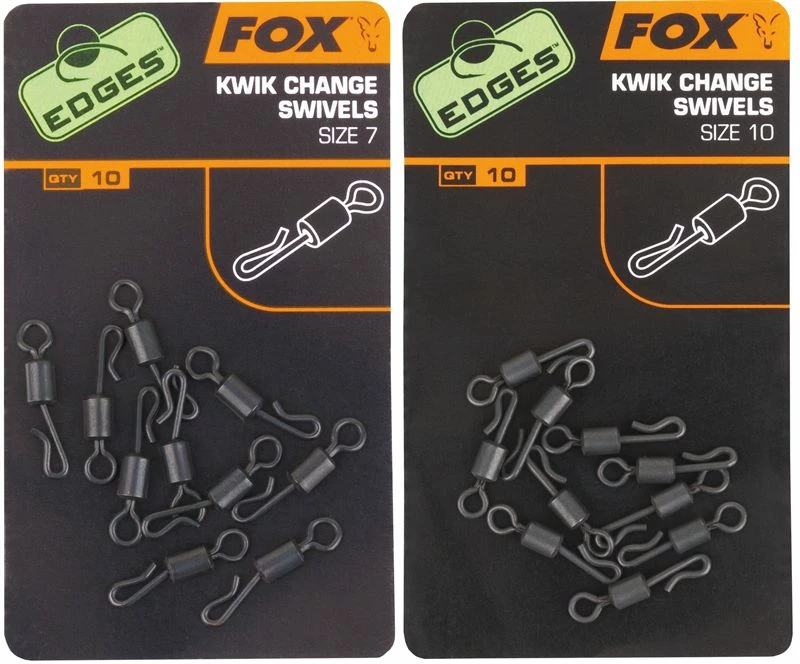 Fox Edges Kwik Change Swivels - Swivels & crimps 1 Fox Edges Kwik Change Swivels - Swivels & crimps