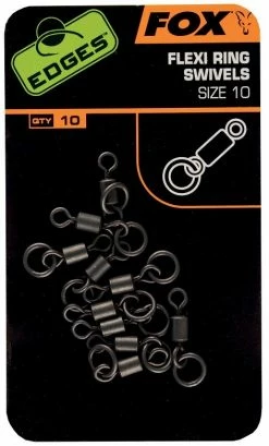 Fox Edges Flexi Ring Swivel - Swivels & crimps