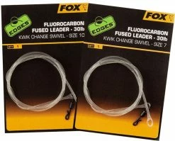 Fox Edges Fluorocarbon Fused Leaders (OLD Model) - Ready made leaders