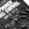 Korda PTFE Spinner Ring Swivels - Swivels & crimps
