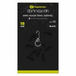 Ridge Monkey Connexion Mini Hook Ring Swivels - Swivels & crimps