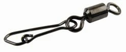 Mustad Round Eye Rolling Swivel & Snap (77990) - Swivels & crimps