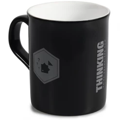 Thinking Anglers Gloss Black Mug - Mugs & flasks