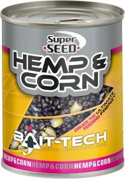 Bait Tech Bait-Tech Super Seed Hemp & Sweetcorn - Nuts & particles