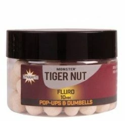 Dynamite Baits Monster Tigernut White Fluro Pop Ups & Dumbells -