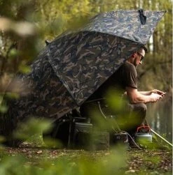 Fox 60 inch Camo Brolly - Brolly systems & brollies