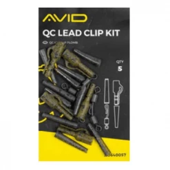 Avid Carp QC Lead Clip Kit - Lead clips & sleeves