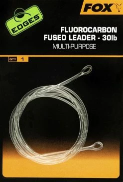 Fox Edges Fluorocarbon Fused Leaders - Ready made leaders