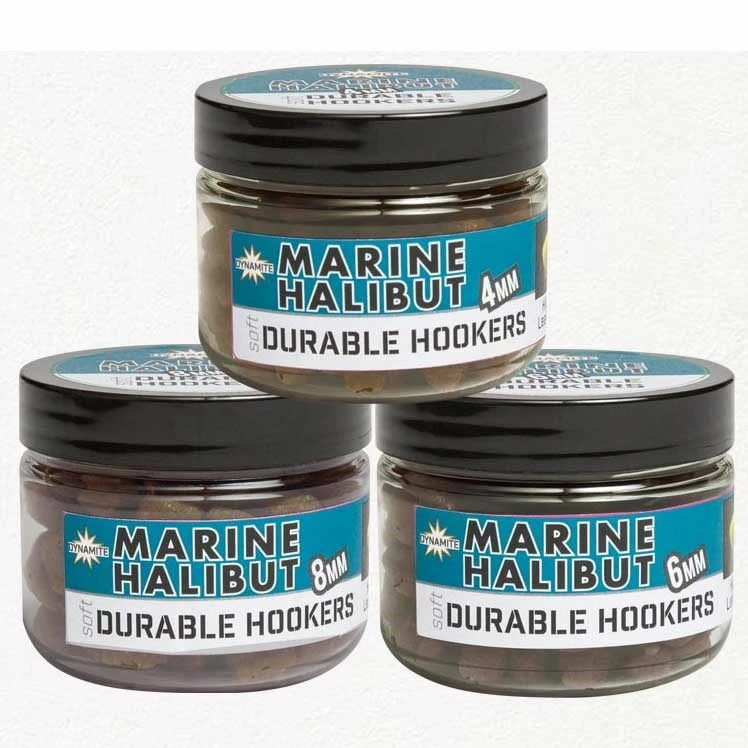 Dynamite Baits Marine Halibut Durable Hookers - Hookbaits 1 Dynamite Baits Marine Halibut Durable Hookers - Hookbaits