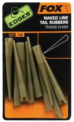 Fox Edges Naked Line Tail Rubbers - Lead clips & sleeves