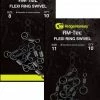 Ridge Monkey RM-Tec Flexi Ring Swivels - Swivels & crimps