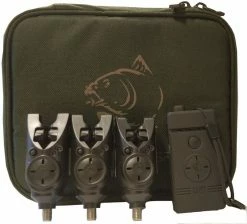 Nash Siren S5R BLUE Bite Alarm Deal 3+1 & Case - Bite alarm sets