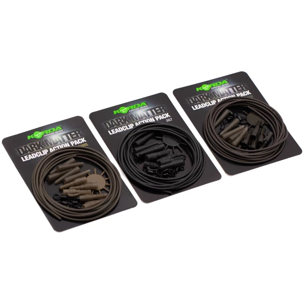 Korda Dark Matter Action Pack - Lead clips & sleeves 1 Korda Dark Matter Action Pack - Lead clips & sleeves
