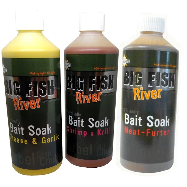 Dynamite Baits Big Fish River Bait Soak - Glugs & boilie dips 1 Dynamite Baits Big Fish River Bait Soak - Glugs & boilie dips