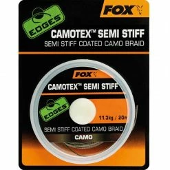 Fox Edges Camotex Semi Stiff Coated Camo Braid - Braided hooklengths